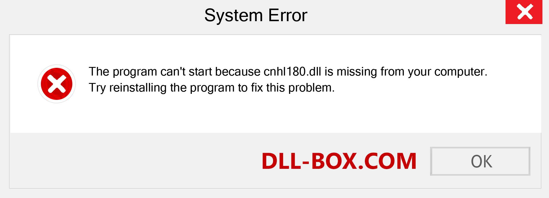  cnhl180.dll file is missing?. Download for Windows 7, 8, 10 - Fix  cnhl180 dll Missing Error on Windows, photos, images